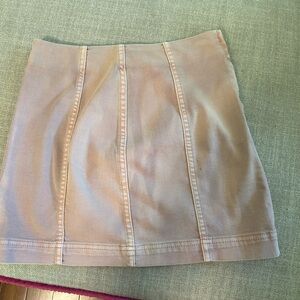 Short pink skirt